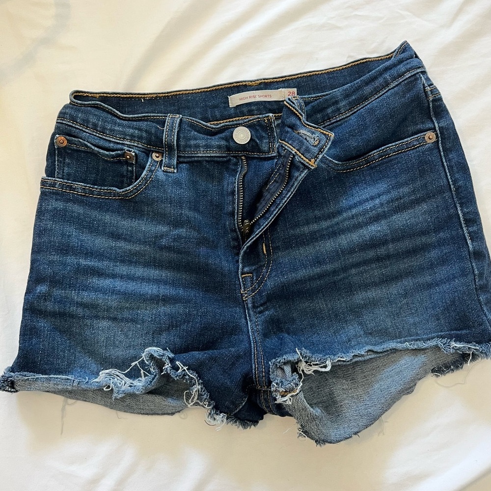 Levi's Indigo Denim Jean Shorts